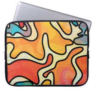 Urban Graffiti: Seamless Art Texture. Laptop Sleeve