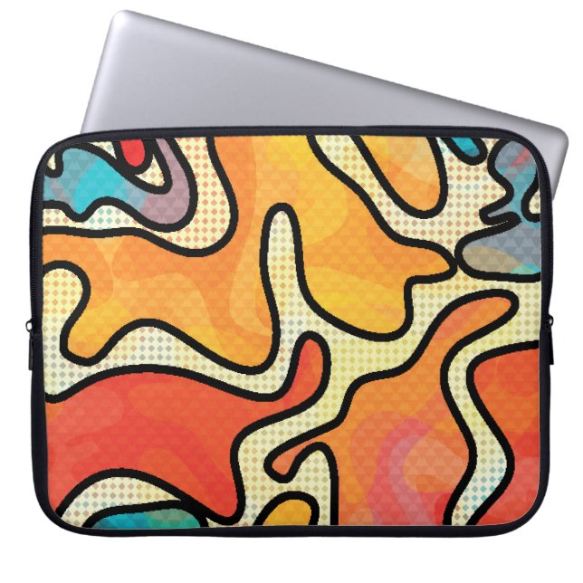 Urban Graffiti: Seamless Art Texture. Laptop Sleeve (Front)