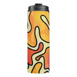 Urban Graffiti: Seamless Art Texture. Thermal Tumbler