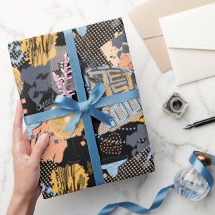 Urban Graffiti Street Art Pattern Wrapping Paper