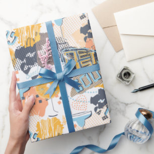 Urban Graffiti Street Art Pattern Wrapping Paper