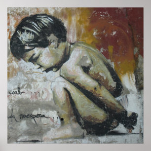 Urban graffiti street art poster