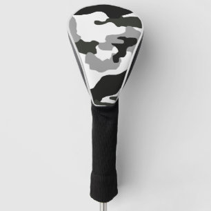 Urban grey camouflage no. 15 print   golf head cover