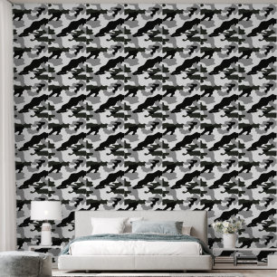Urban grey camouflage no. 15 print   wallpaper