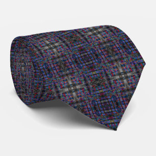 Urban Grid – Subtle Geometric Weave Tie