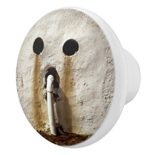 Urban Grunge Exposed Water Pipe Ceramic Knob