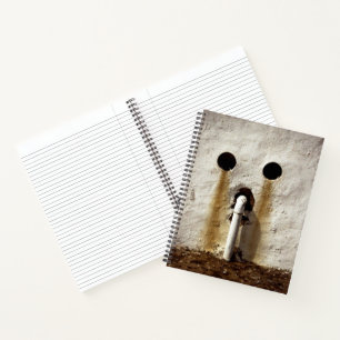 Urban Grunge Exposed Water Pipe Notebook