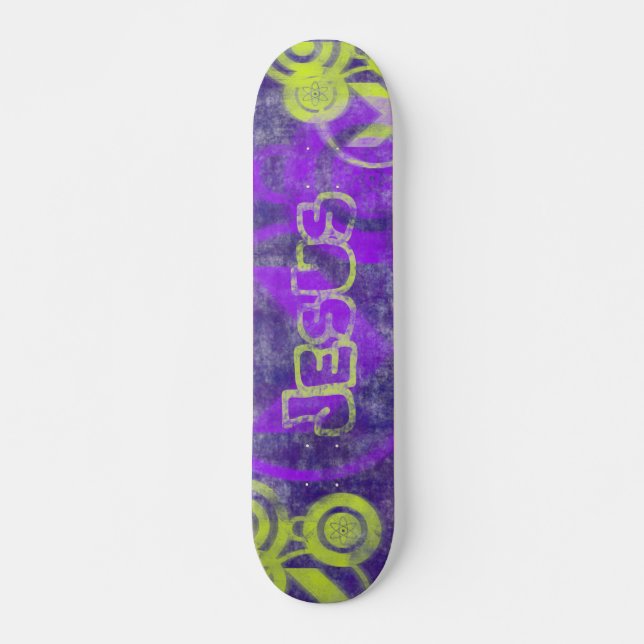 Urban Grunge Jesus Christian Skateboard (Front)