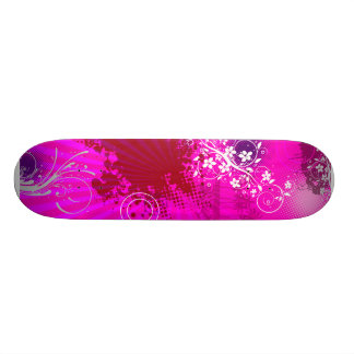 Urban Grunge Pink Skateboard