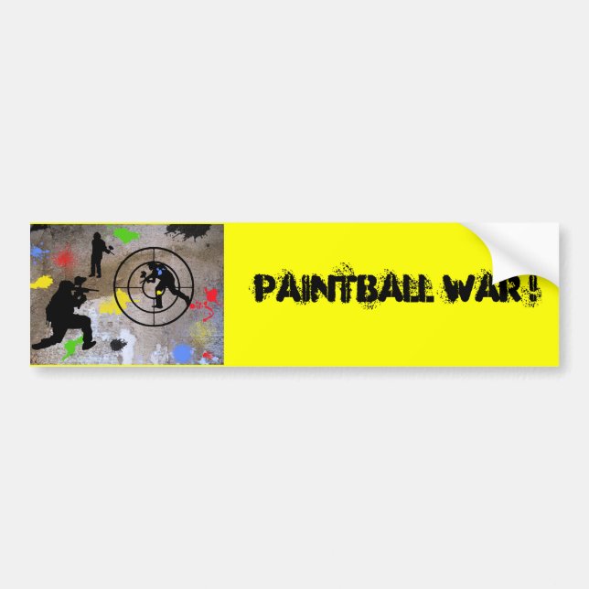 Urban Guerrilla Paintball Bumper Sticker (Front)