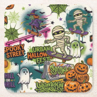 Urban Halloween Coasters
