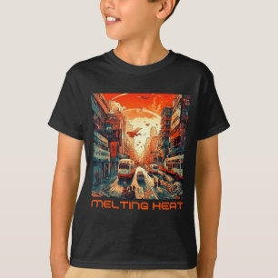 Urban heatwave _ futuristic city & T-Shirt