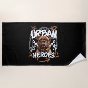 Urban Heroes Dog Beach Towel
