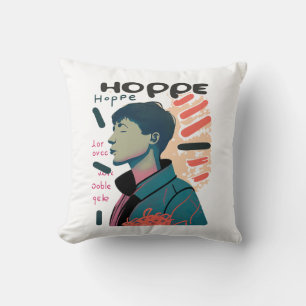 Urban Hope - Abstract Portrait Illustration Cushion