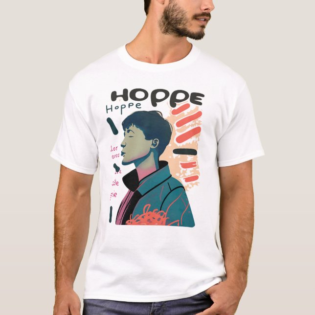 Urban Hope - Abstract Portrait Illustration T-Shirt (Front)