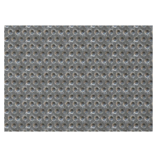 Urban Industrial Metallic Texture Print Tablecloth (Front (Horizontal))