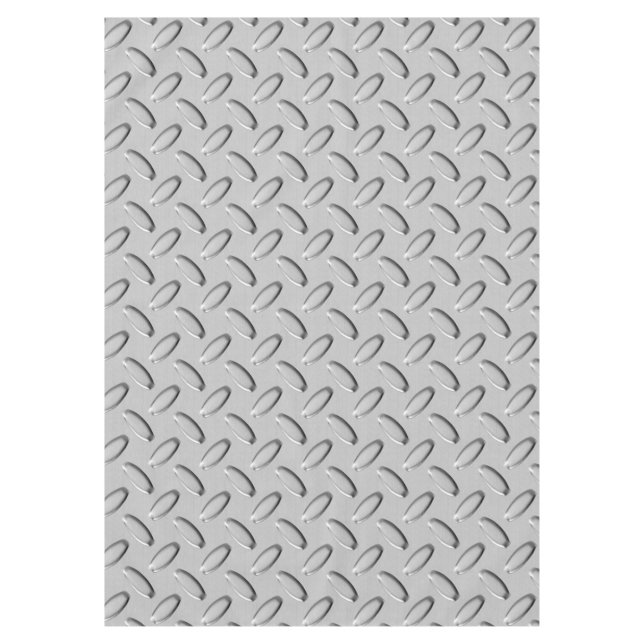 Urban Industrial Metallic Texture Print Tablecloth (Front)