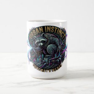 Urban Instinct Racoon Long Sleeve Coffee Mug