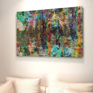 Urban Jungle-Digital Original Art Canvas Print
