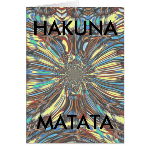 Urban Kaleidoscope Hakuna Matata   Vibrant Abstrac