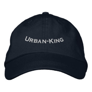 Urban King Navy Adjustable-Hat Streetwear Style  Embroidered Hat