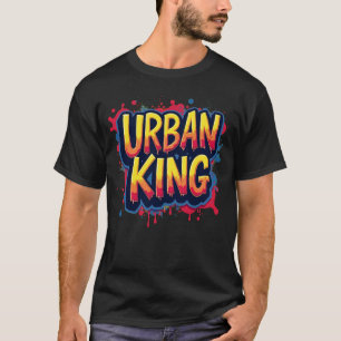 Urban King T-Shirt – Men's Graffiti Streetwear Tee