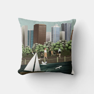Urban landscape cushion