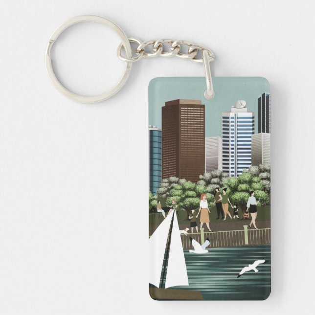Urban landscape key ring (Front)
