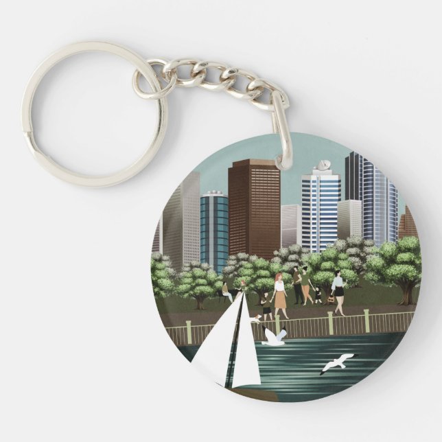Urban landscape key ring (Front)