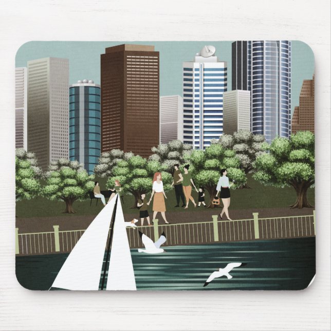 Urban landscape mouse mat (Front)
