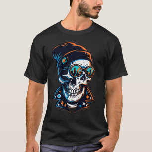Urban Legend Shirt Skull Beanie Streetwear Graphic