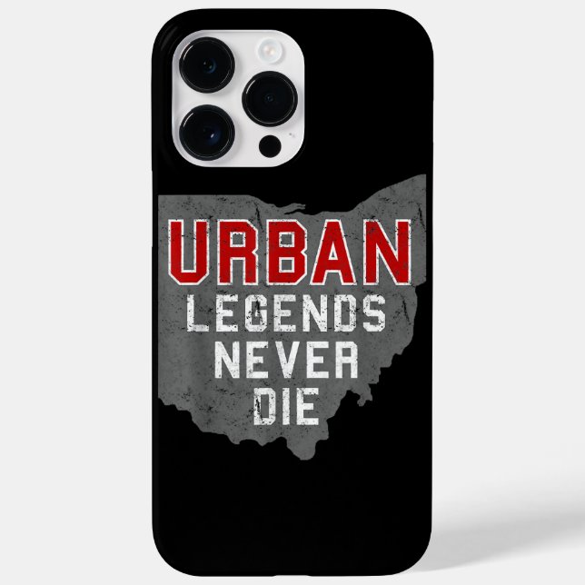 Urban Legends Never Die State of Ohio Distressed  Case-Mate iPhone Case (Back)