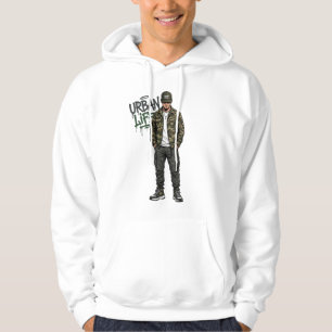 Urban Life Streetwear Graphic T-Shirt Hoodie