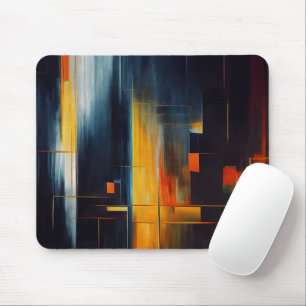 Urban Lights Abstract Geometry Mouse Mat