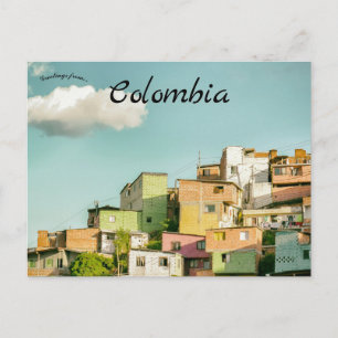 Urban Medellin Colombia Postcard