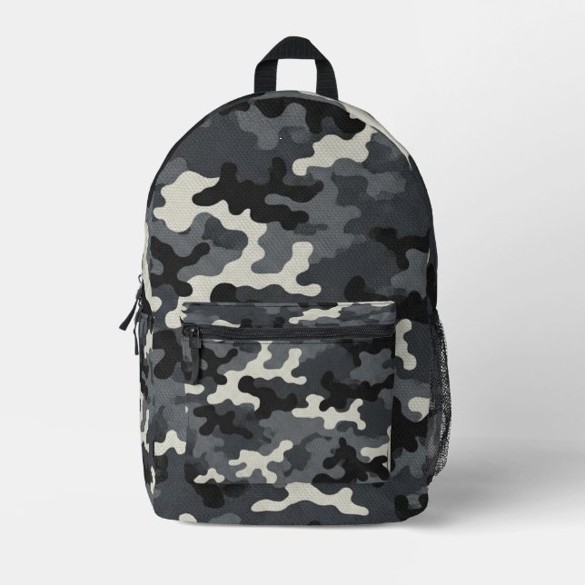 Urban Military Camouflage Pattern Printed Backpack (Front)