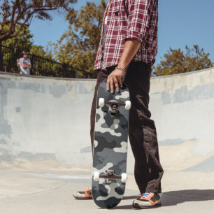 Urban Military Camouflage Pattern Skateboard