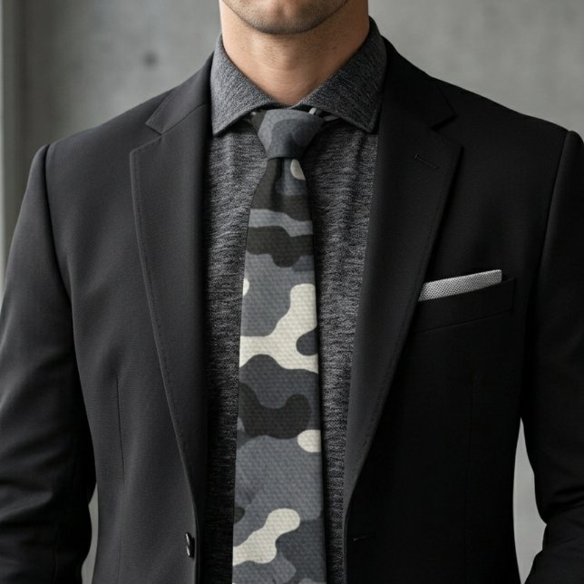 Urban Military Camouflage Pattern Tie (Creator Uploaded)