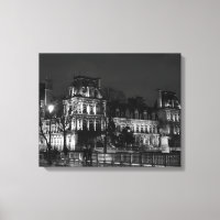 Urban, modern Parisian night life photo