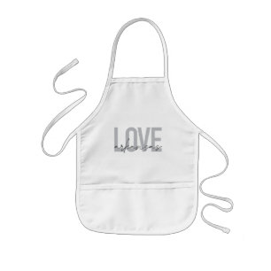 Urban, modern, simple, cool design Love Arkansas Kids Apron