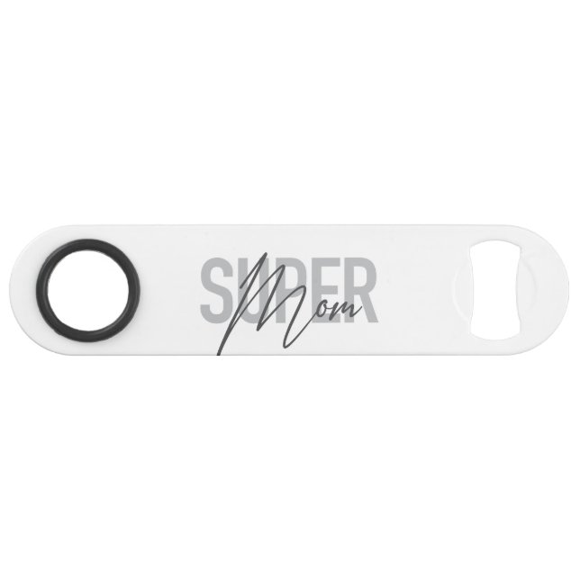 Urban, modern, simple cool design of Super Mum (Front (Horizontal))