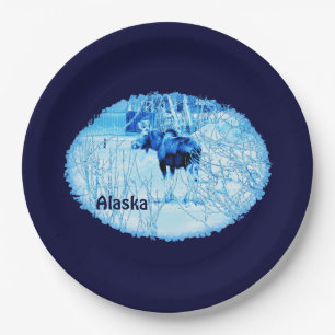 Urban Moose Paper Plate