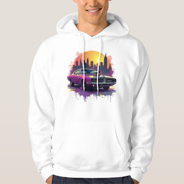 Urban Muscle Car Hoodie (Front)