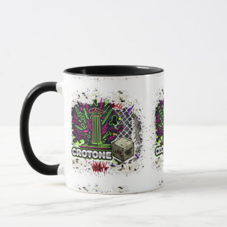 Urban Neon Graffiti Crotone Column Mug