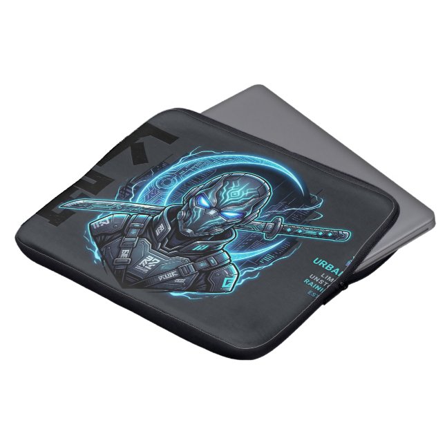 Urban Ninja Cyberpunk Laptop Cases (Front Top)