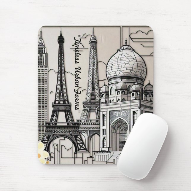 "Urban Oasis" Mouse Mat (With Mouse)