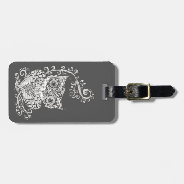 Urban Owl Luggage Tag (Front Horizontal)