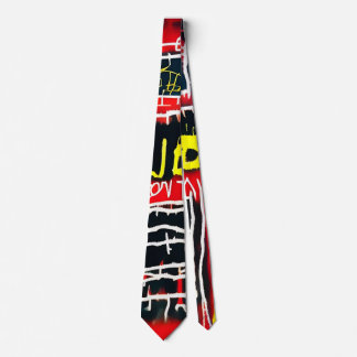 Urban Pattern Cool graffiti Street Style Hip Tie