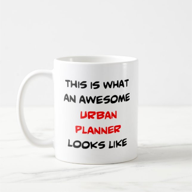 urban planner, awesome coffee mug (Left)