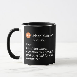 Urban planner definition| cute idea gift mug